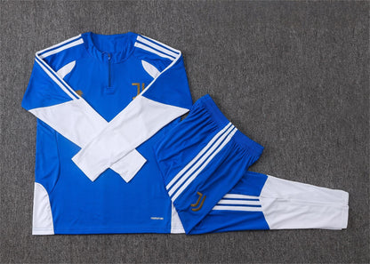 2026-27 Juventus Color Blue Half Zip Training Suit Adults Or Children