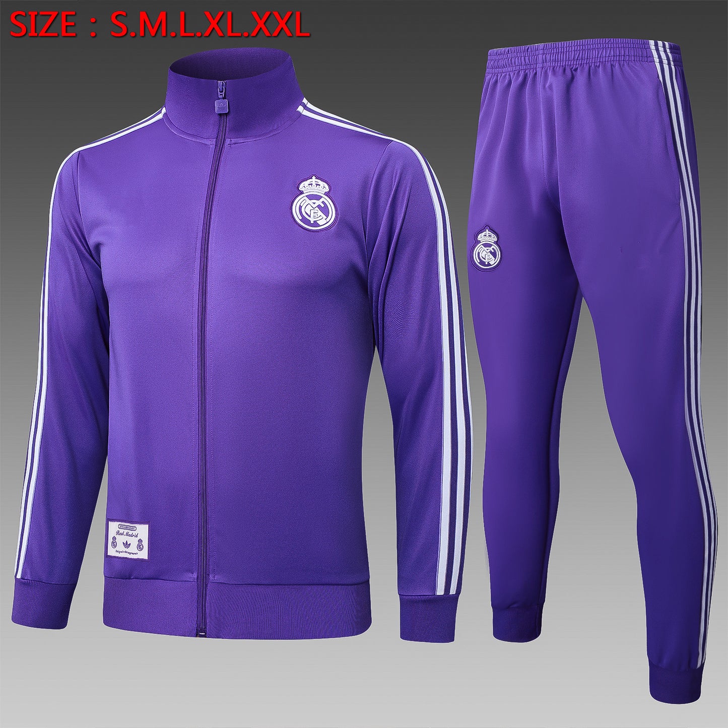 Conjunto de entrenamiento morado Edición especial del Real Madrid 2024-25 S-2XL
