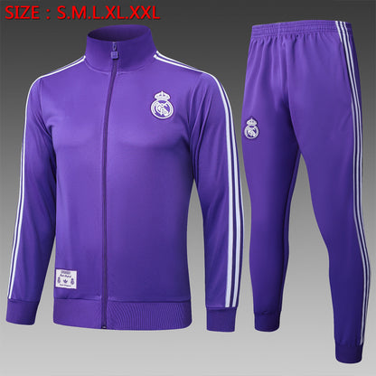 Conjunto de entrenamiento morado Edición especial del Real Madrid 2024-25 S-2XL