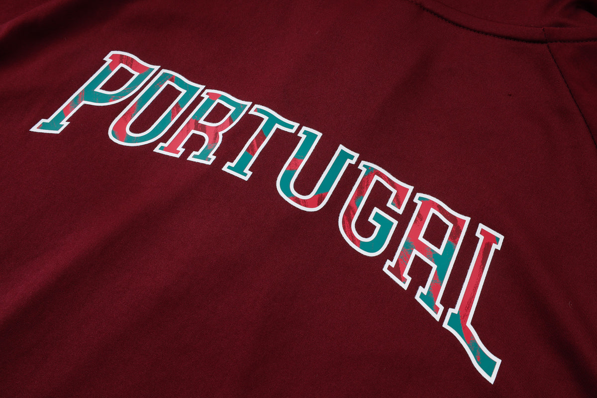 2026 Portugal Jujube Half Zip Training Suit Adults Or Children