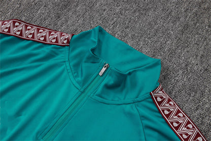 2026 Portugal Green Half Zip Training Suit Adults Or Children