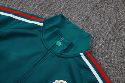 2026 Mexico Deep Green Full Zip Training Suit Adults Or Children