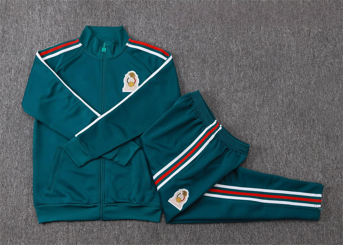 2026 Mexico Deep Green Full Zip Training Suit Adults Or Children