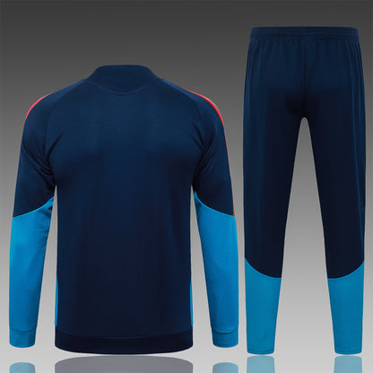 2026 Spain Deep Blue 2-Star Full Zip Training Suit Adults Or Children