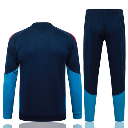 2026 Spain Deep Blue Full Zip Training Suit Adults Or Children
