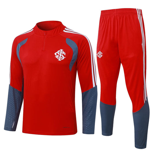 2026-27 Brazil International Red Half Zip Training Suit Adults Or Children
