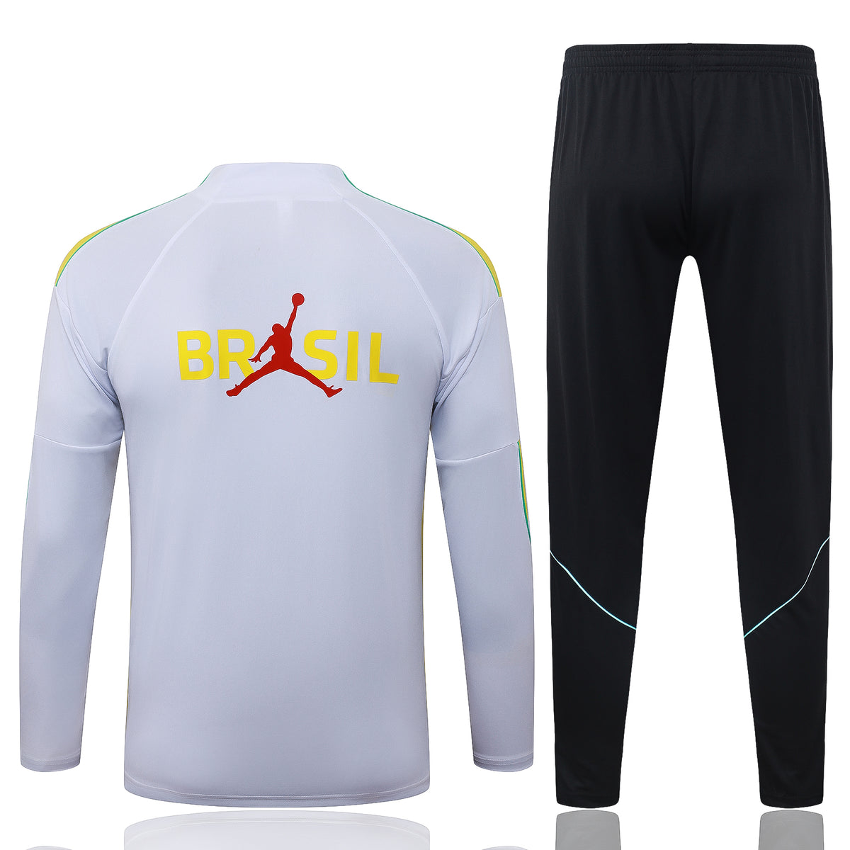 2026 Brazil White Half Zip Training Suit Adults Or Children