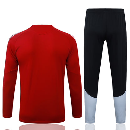2026 Spain Red Half Zip Training Suit Adults Or Children