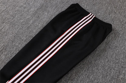 2026-27 Manchester United Black Stone Rose Full Zip Training Suit Adults Or Children