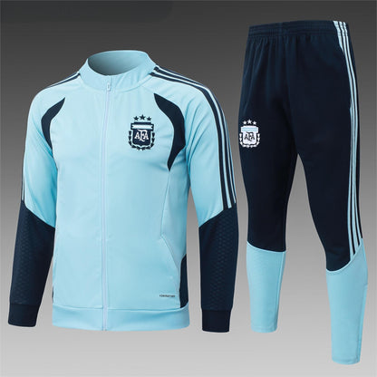 2026 Argentina Sky Blue Full Zip Training Suit Adults Or Children