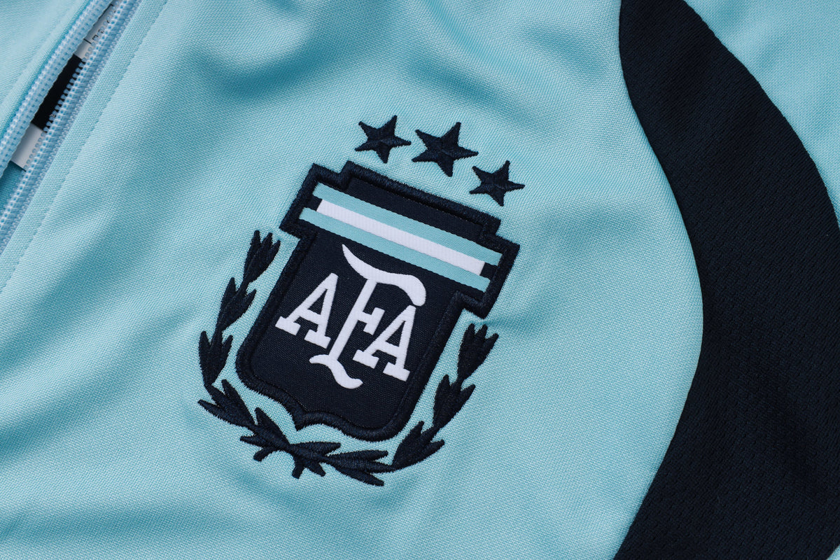 2026 Argentina Sky Blue Full Zip Training Suit Adults Or Children