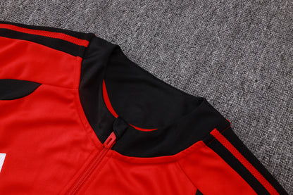 2026-27 Manchester United Red Black Full Zip Training Suit Adults or Children