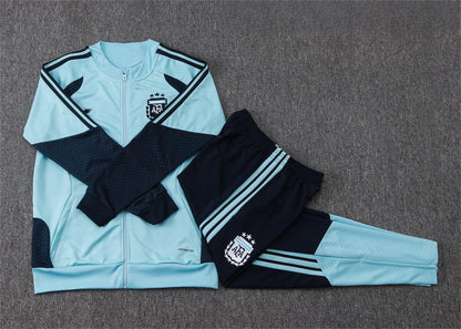 2026 Argentina Sky Blue Full Zip Training Suit Adults Or Children