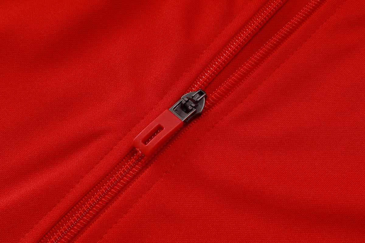 2026-27 Manchester United Red Black Full Zip Training Suit Adults or Children