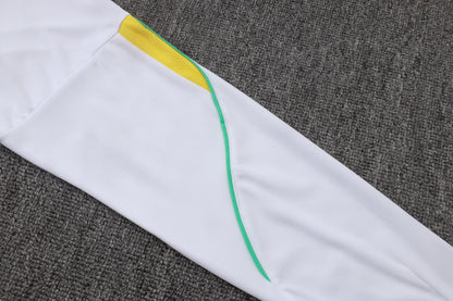 2026 Brazil White Half Zip Training Suit Adults Or Children