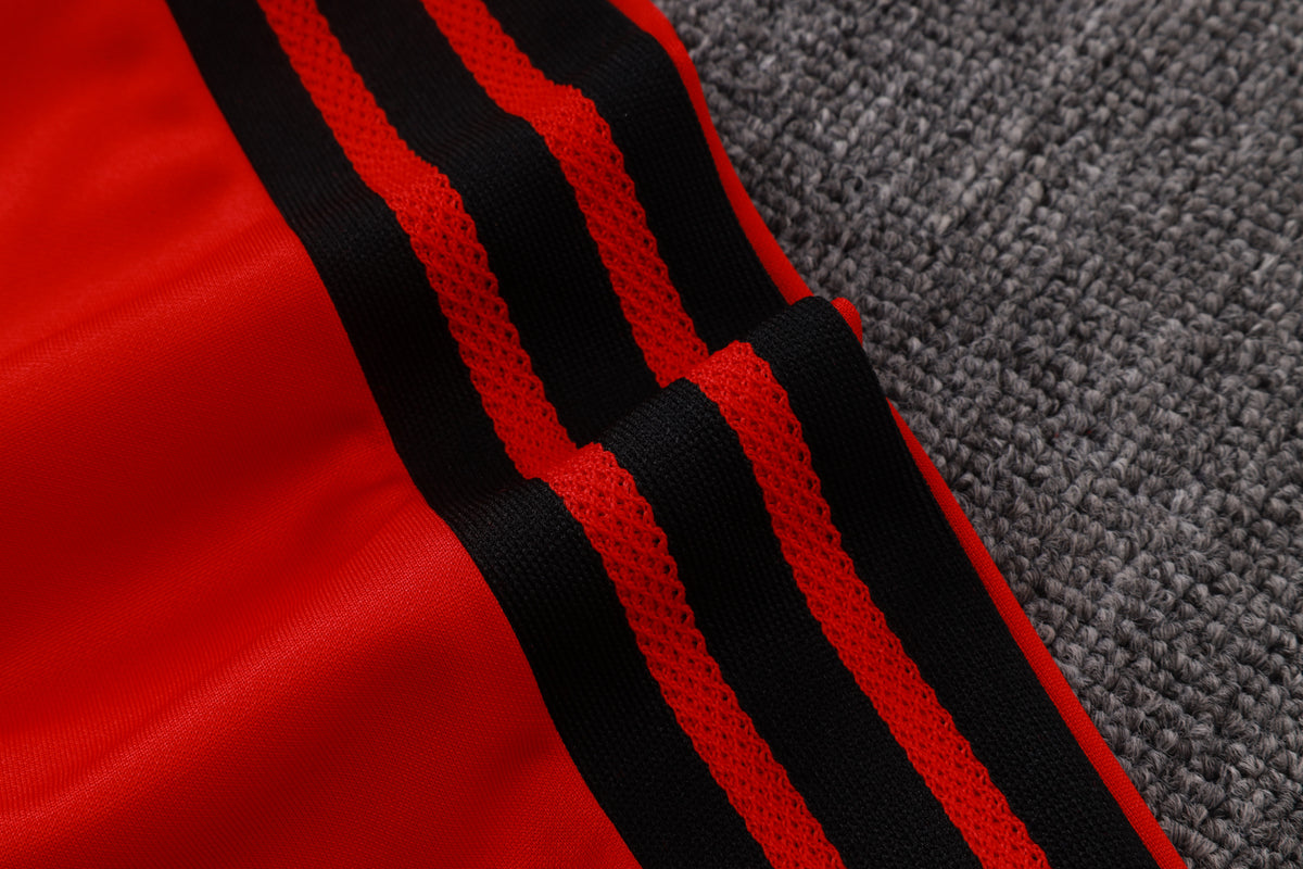 2026-27 Manchester United Red Black Full Zip Training Suit Adults or Children