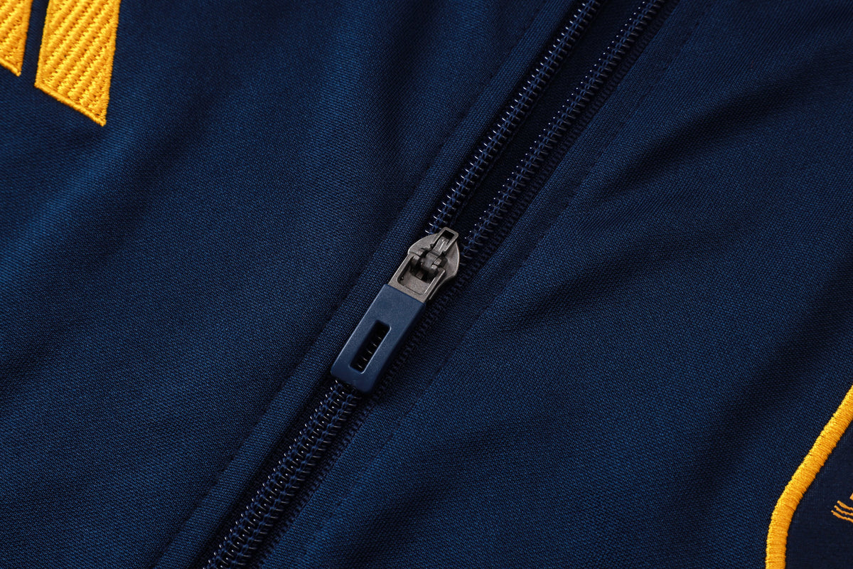 2026 Spain Deep Blue Full Zip Training Suit Adults Or Children