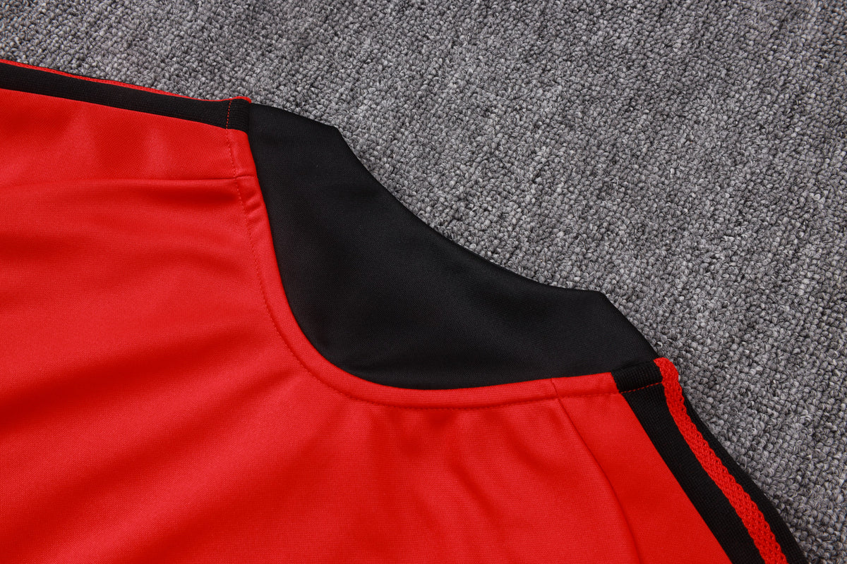 2026-27 Manchester United Red Black Full Zip Training Suit Adults or Children