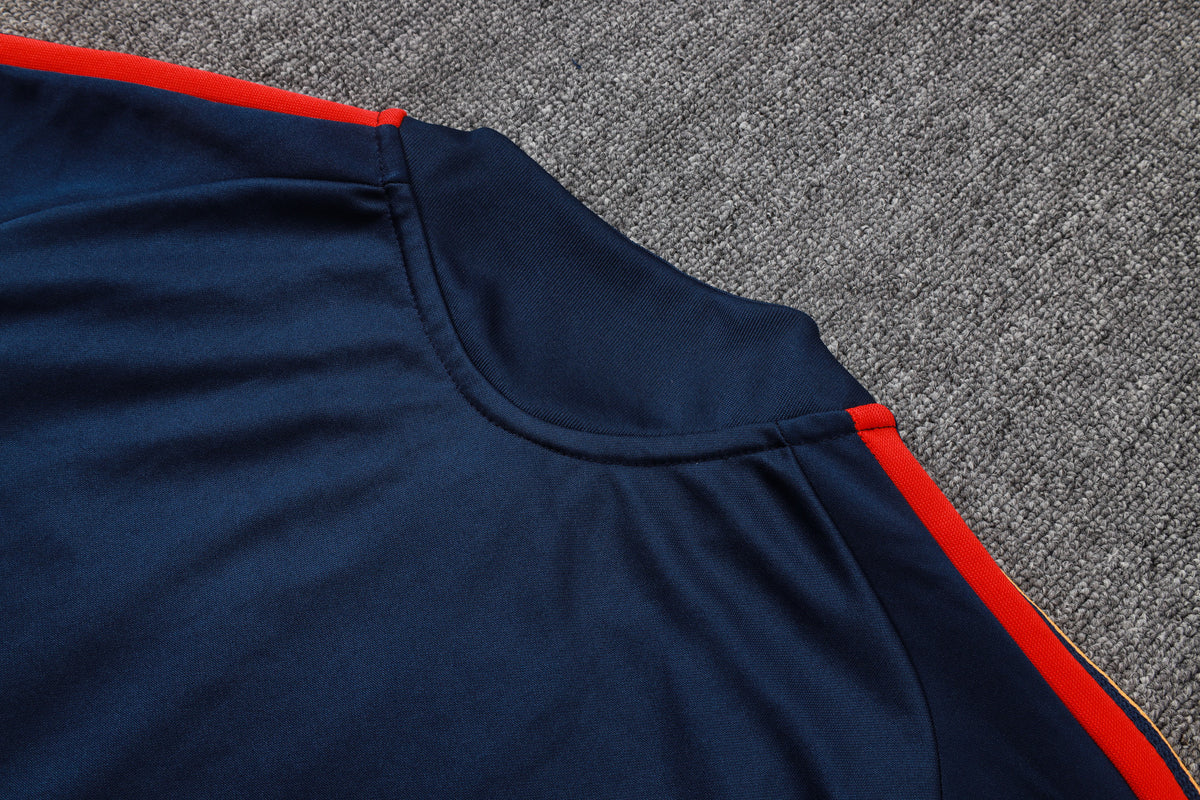 2026 Spain Deep Blue 2-Star Full Zip Training Suit Adults Or Children