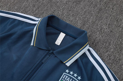 2026 Italy Deep Blue Full Zip Training Suit Adults Or Children