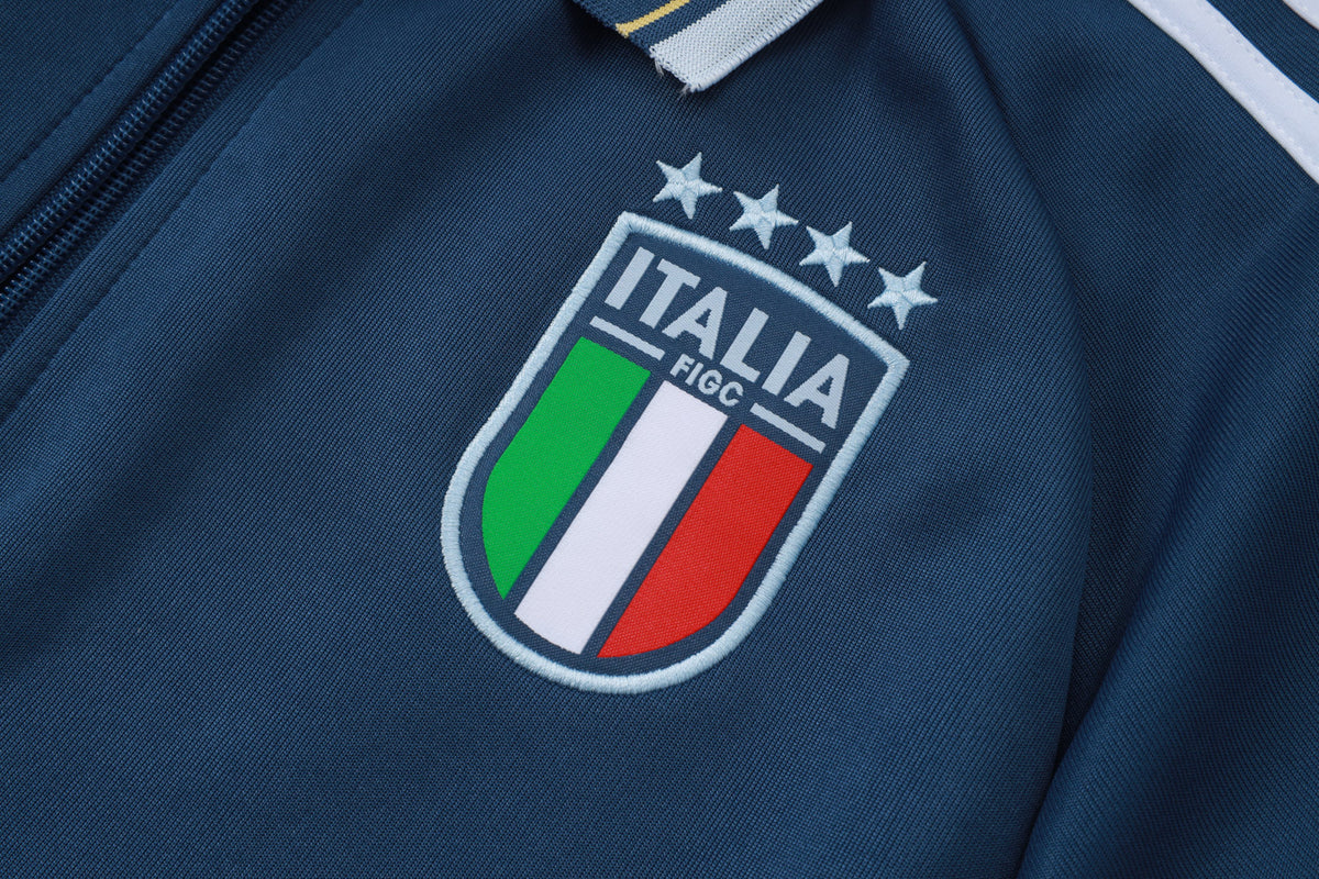 2026 Italy Deep Blue Full Zip Training Suit Adults Or Children