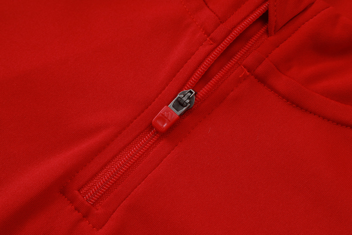 2026 Spain Red Half Zip Training Suit Adults Or Children