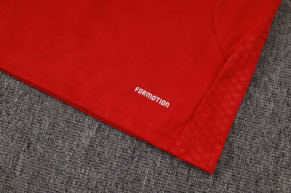 2026 Spain Red Half Zip Training Suit Adults Or Children