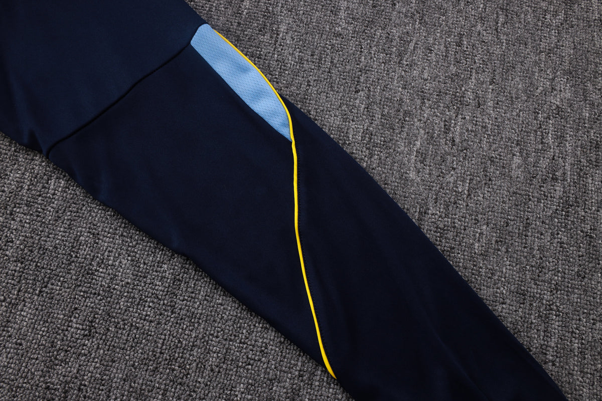 2026-27 Tottenham Hotspur Black Half Zip Training Suit Adults Or Children