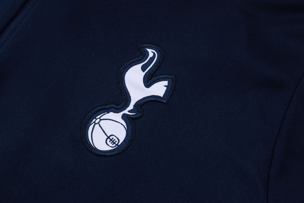 2026-27 Tottenham Hotspur Black Half Zip Training Suit Adults Or Children