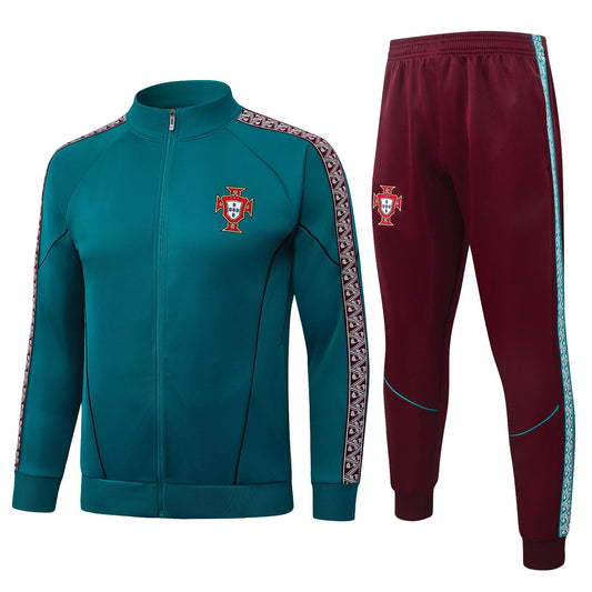2026 Portugal Green Full Zip Training Suit Adults Or Children