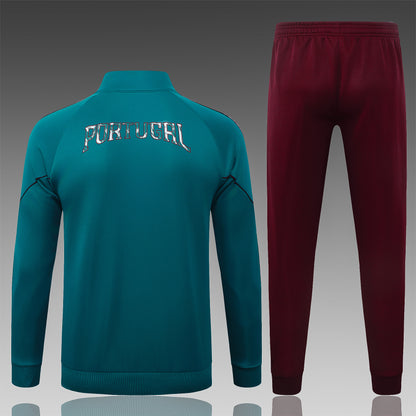 2026 Portugal Green Full Zip Training Suit Adults Or Children