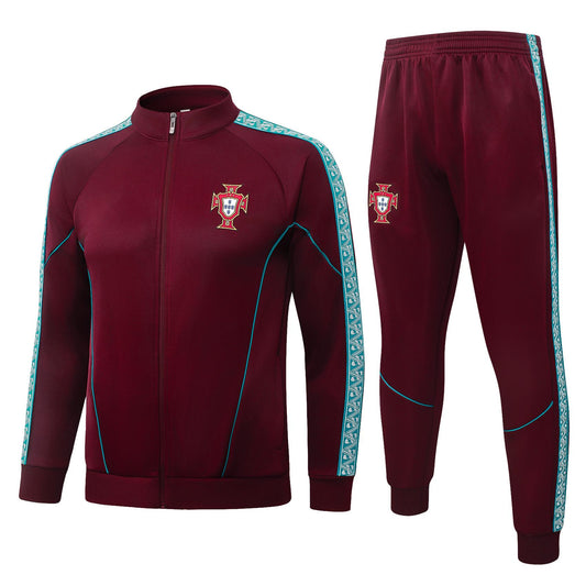2026 Portugal Jujube Full Zip Training Suit Adults Or Children