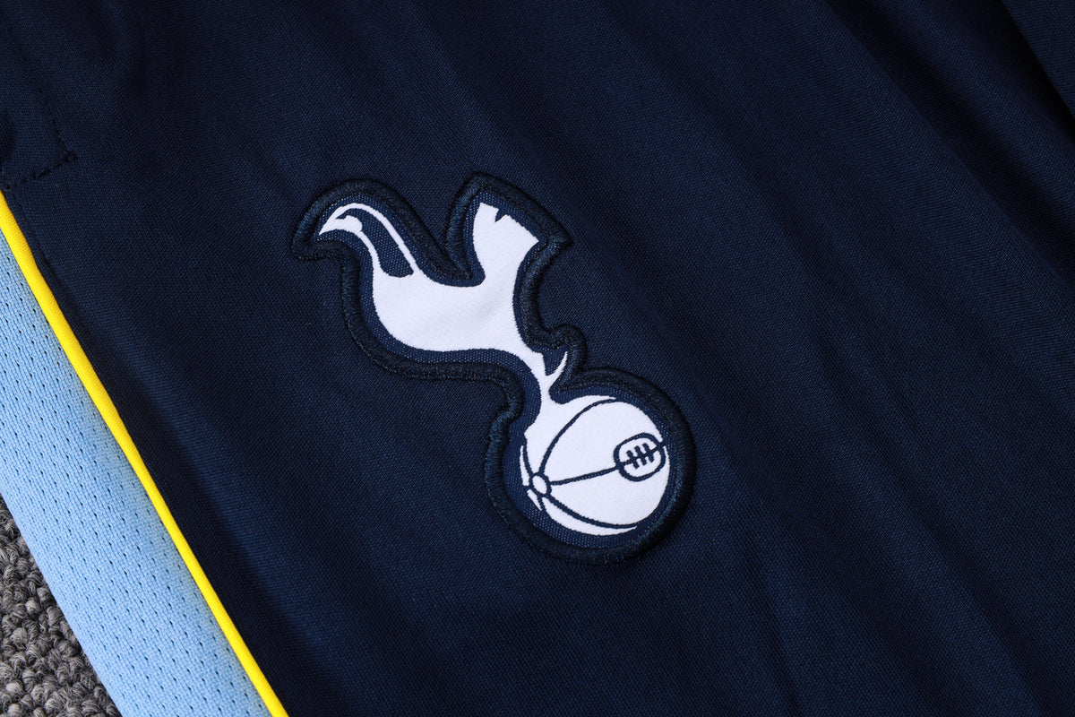2026-27 Tottenham Hotspur Black Half Zip Training Suit Adults Or Children