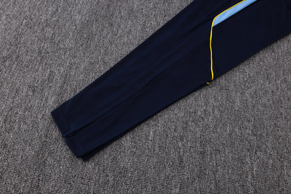 2026-27 Tottenham Hotspur Black Half Zip Training Suit Adults Or Children