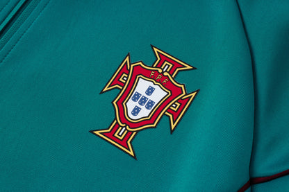 2026 Portugal Green Full Zip Training Suit Adults Or Children