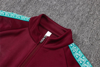 2026 Portugal Jujube Full Zip Training Suit Adults Or Children