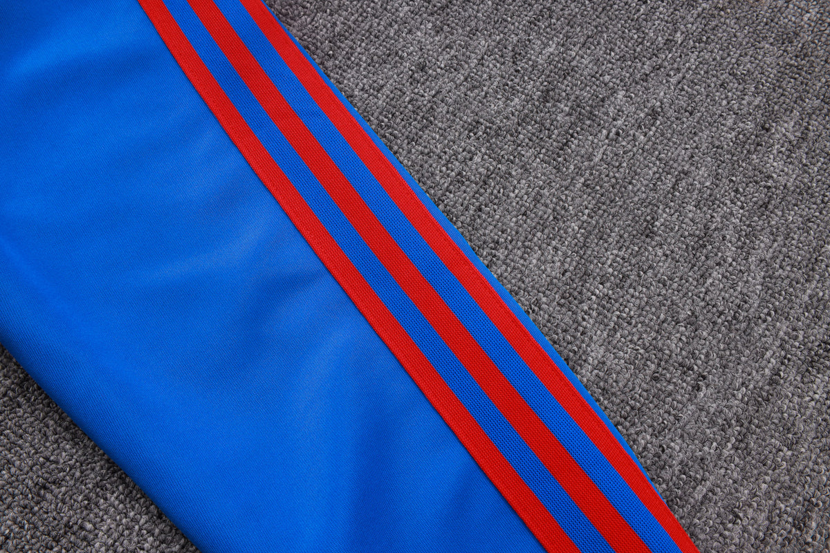 2026-27 Manchester United Color Blue Full Zip Training Suit Adults Or Children