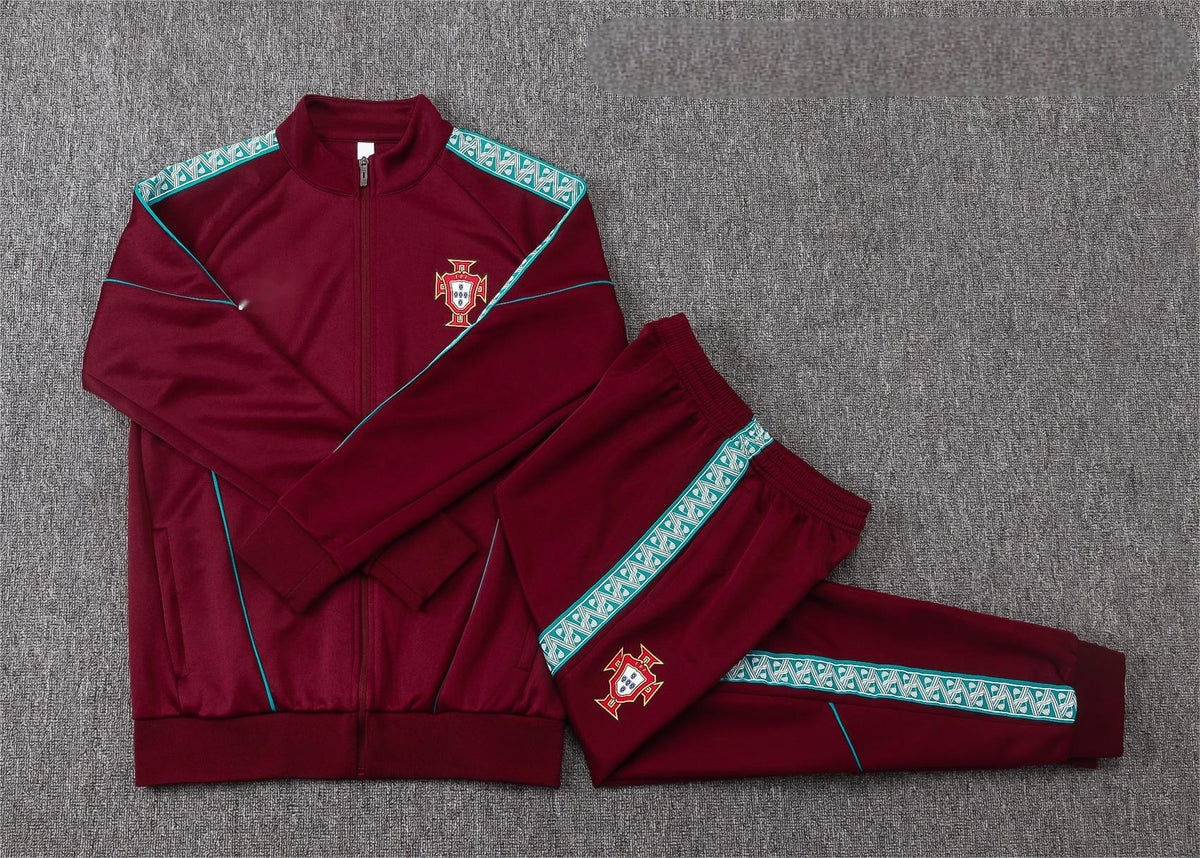 2026 Portugal Jujube Full Zip Training Suit Adults Or Children