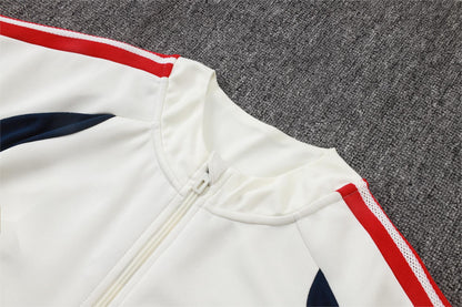 2026-27 Bayern Munich Beige Full Zip Training Suit Adults Or Children