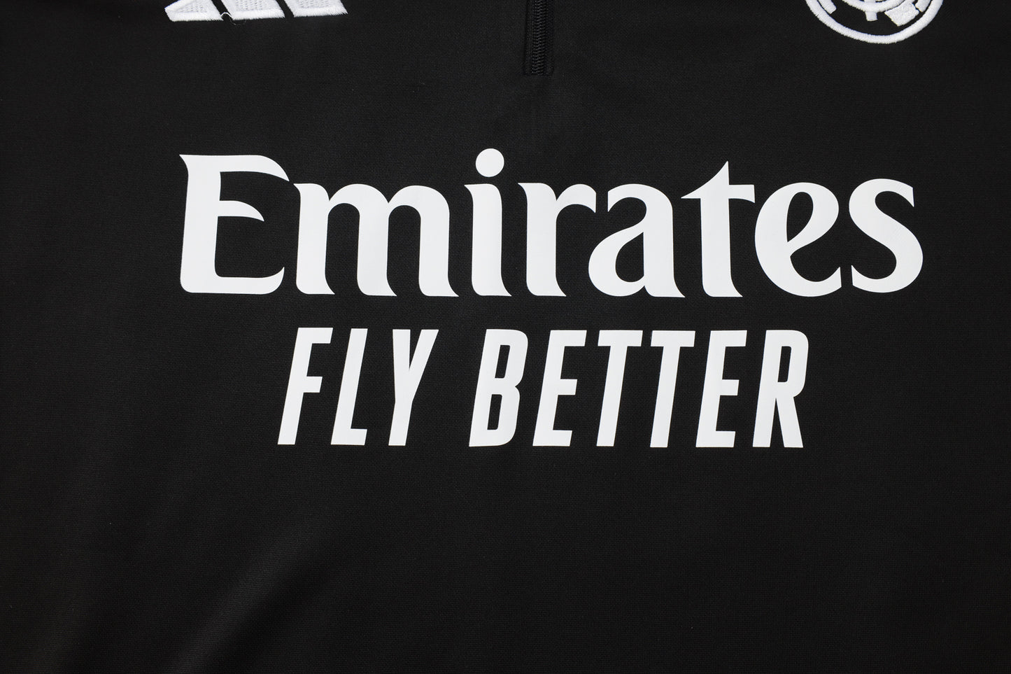 2025-26 Real Madrid Black training suit（White text)  Adults Or Children
