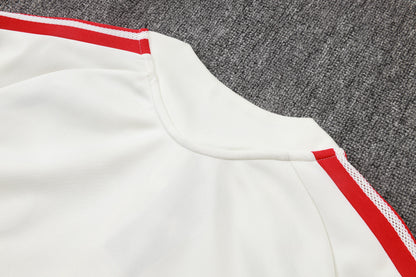 2026-27 Bayern Munich Beige Full Zip Training Suit Adults Or Children