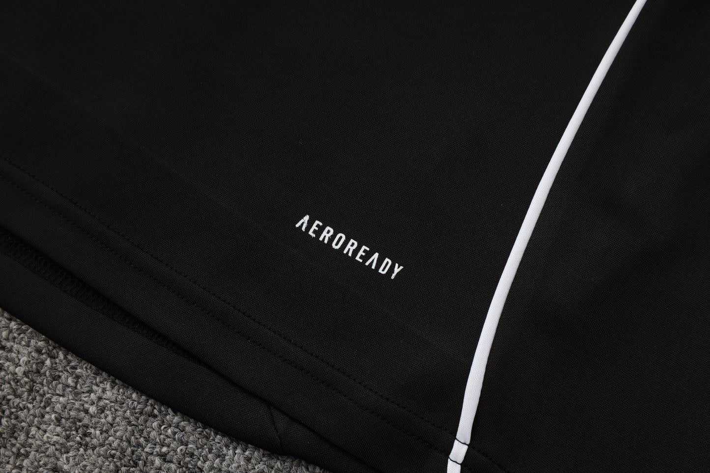 2025-26 Real Madrid Black training suit（White text)  Adults Or Children