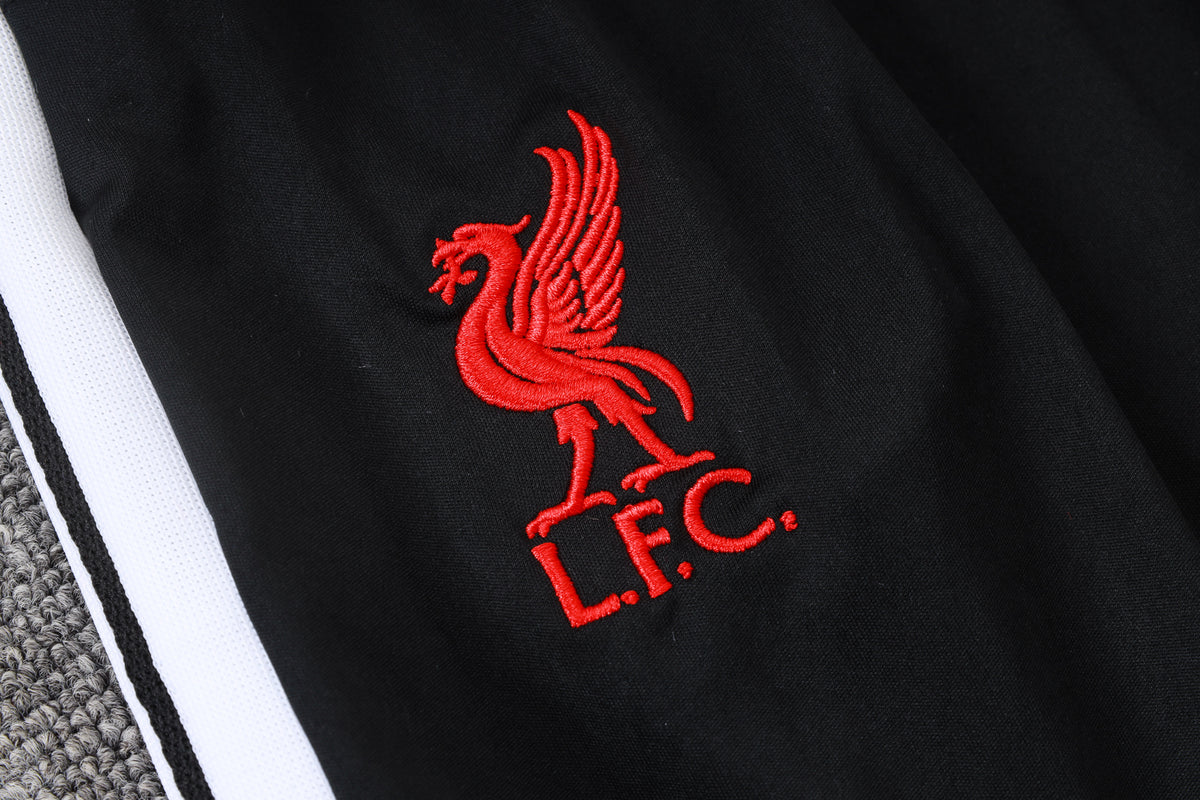 2026-27 Liverpool Black Half Zip Training Suit Adults Or Children