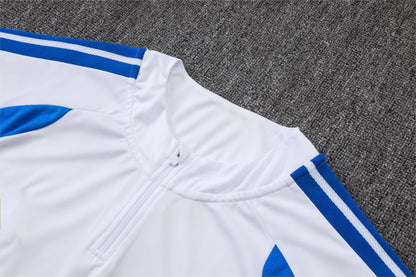 2026-27 Juventus White Half Zip Training Suit Adults Or Children