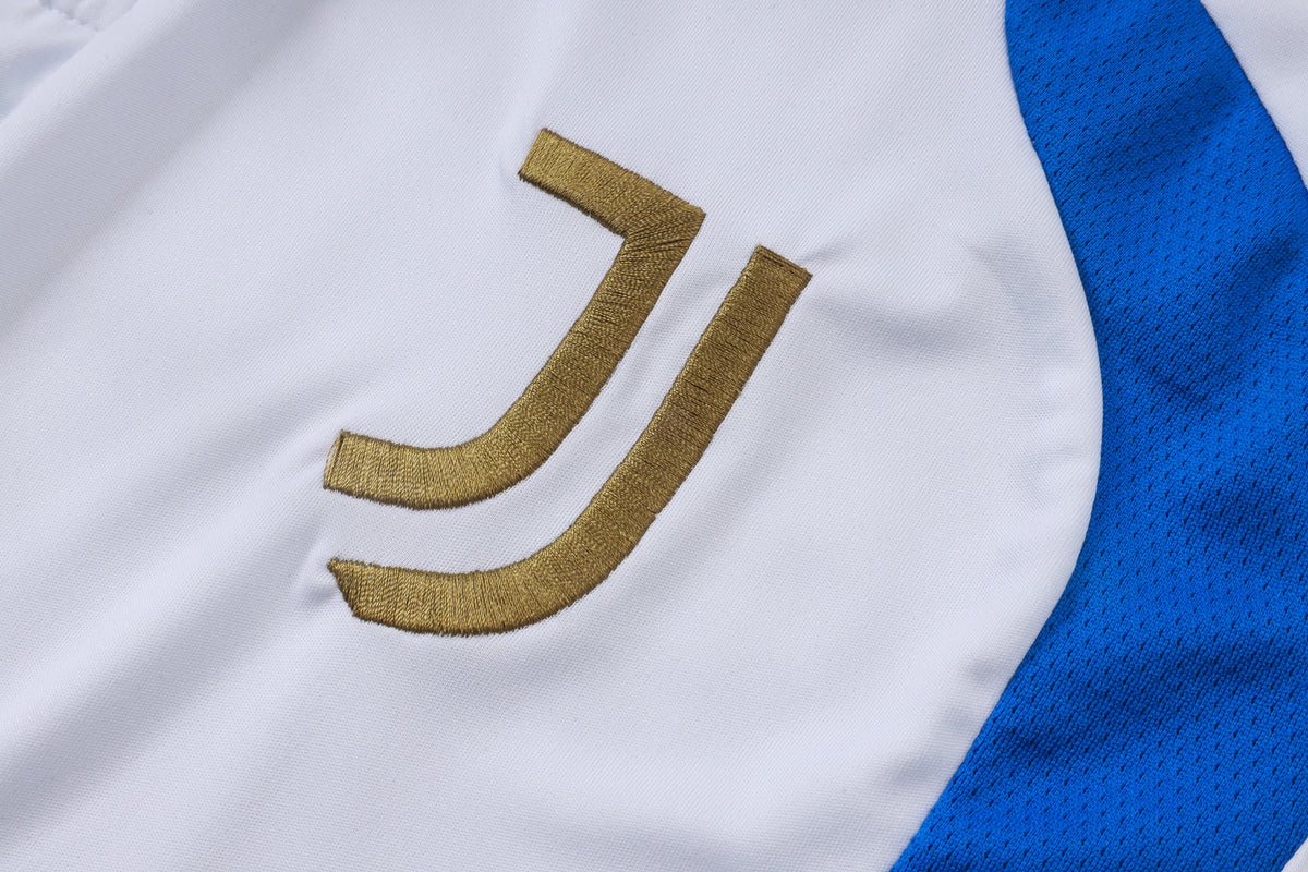 2026-27 Juventus White Half Zip Training Suit Adults Or Children