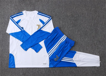 2026-27 Juventus White Half Zip Training Suit Adults Or Children
