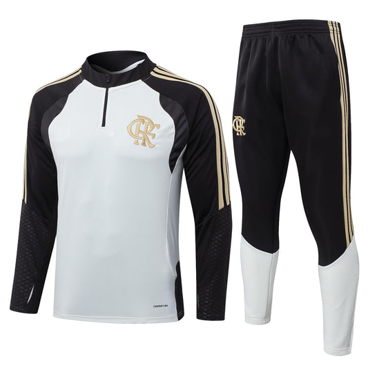 2026-27 Flamengo Beige Half Zip Training Suit Adults Or Children