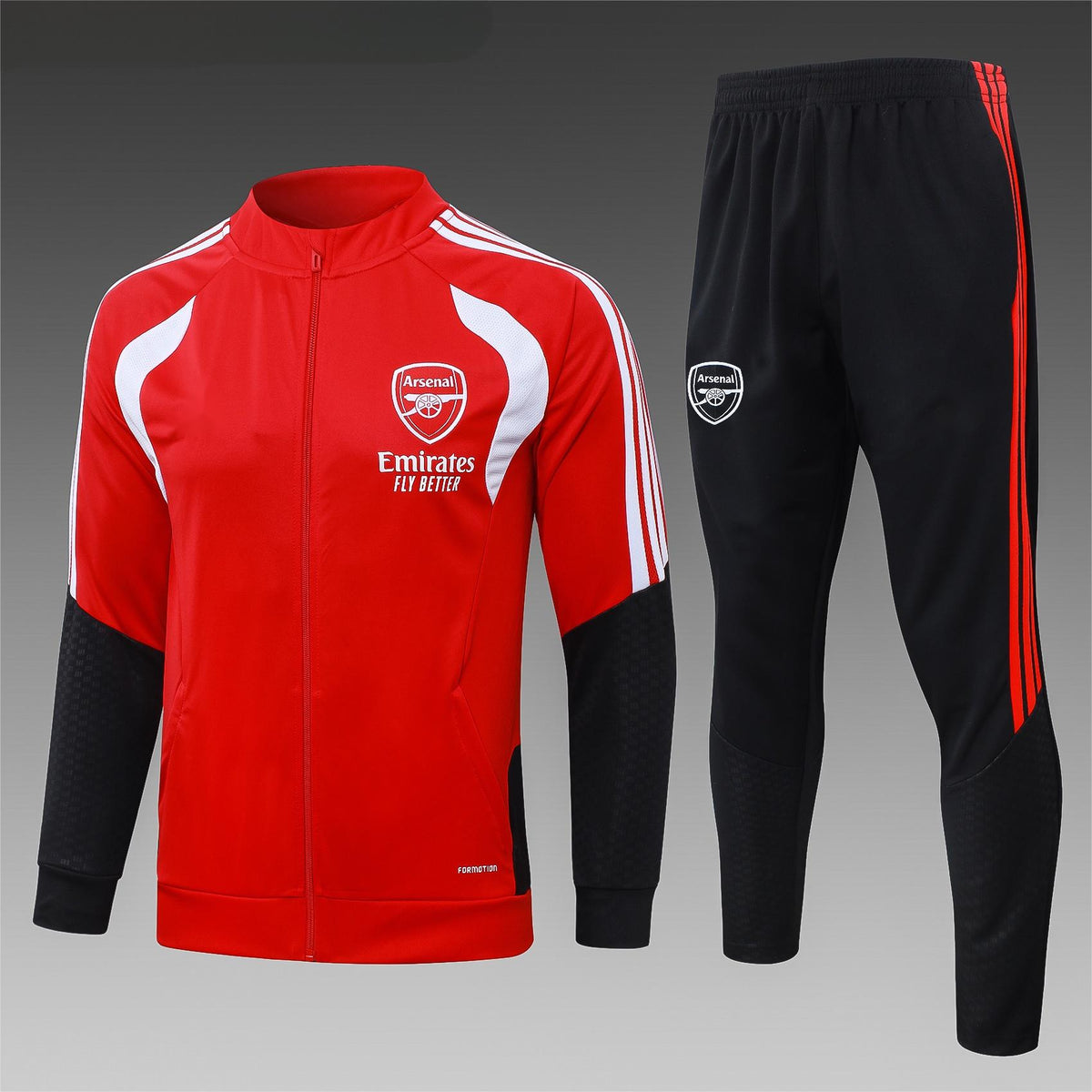 2026-27 Arsenal Red Full Zip Training Suit Adults Or Children