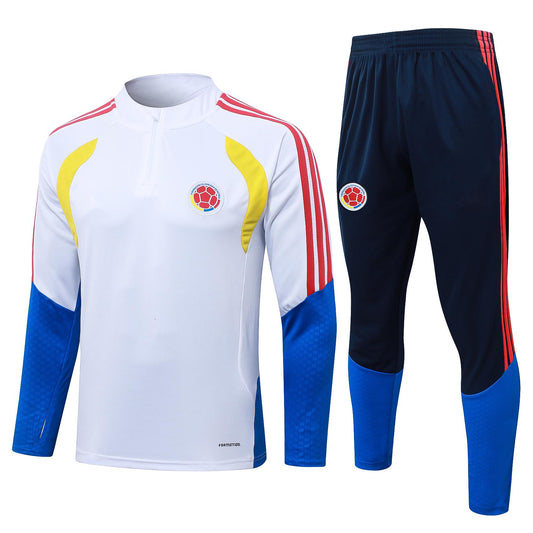2026 Colombia White Half Zip Training Suit Adults Or Children