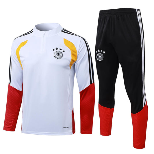 2026 Germany White Half Zip Training Suit Adults Or Children